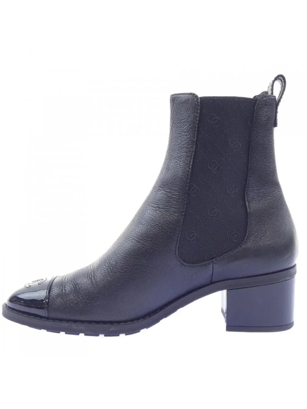Chanel Short Boots Black